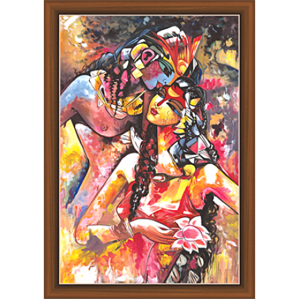 Radha Krishna Paintings (RK-9128)